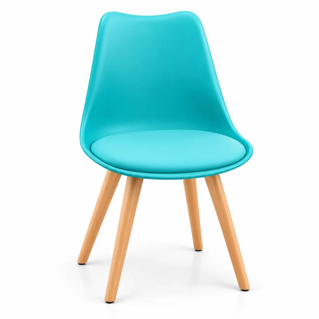 Modern Aqua Dining Chair