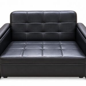 Modern Black Grid Sofa