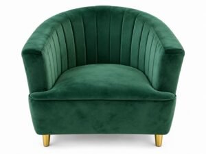 Soft Luxe Green Lounge Chair