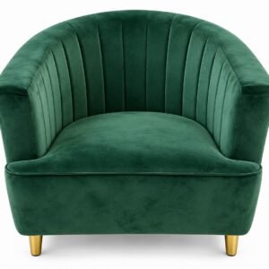 Soft Luxe Green Lounge Chair