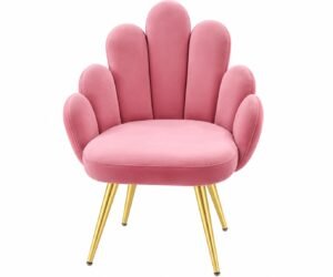 Elegant Floral Upholstered Restaurant Chair